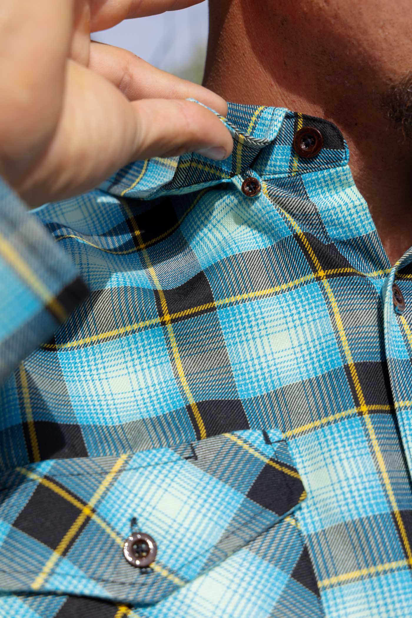 Ohana Flannel Detail