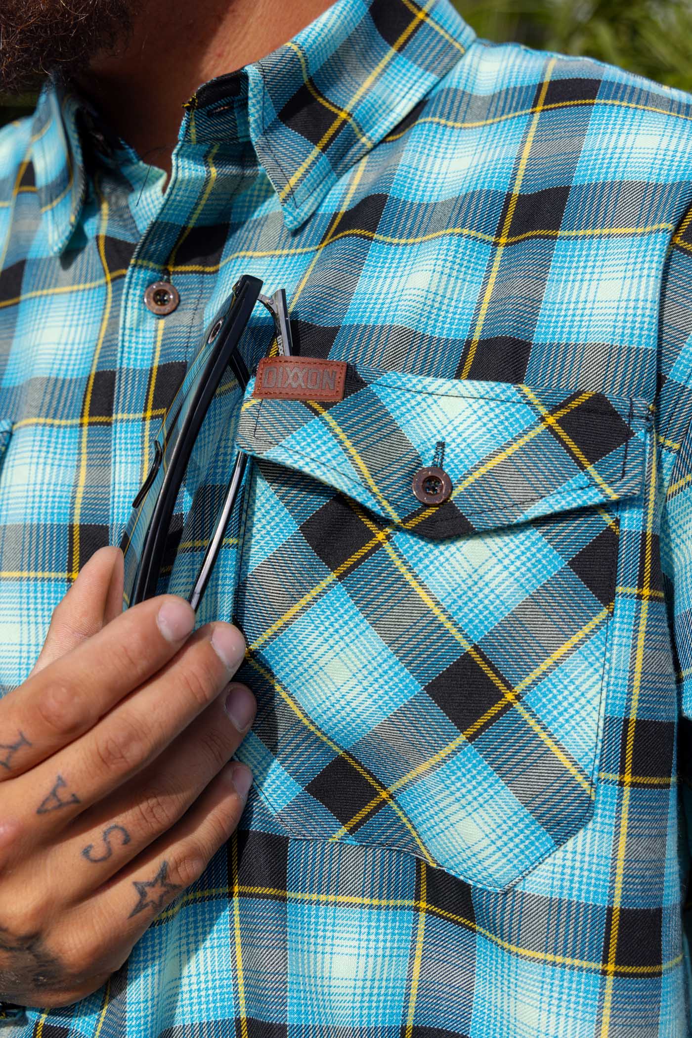 Ohana Flannel Detail