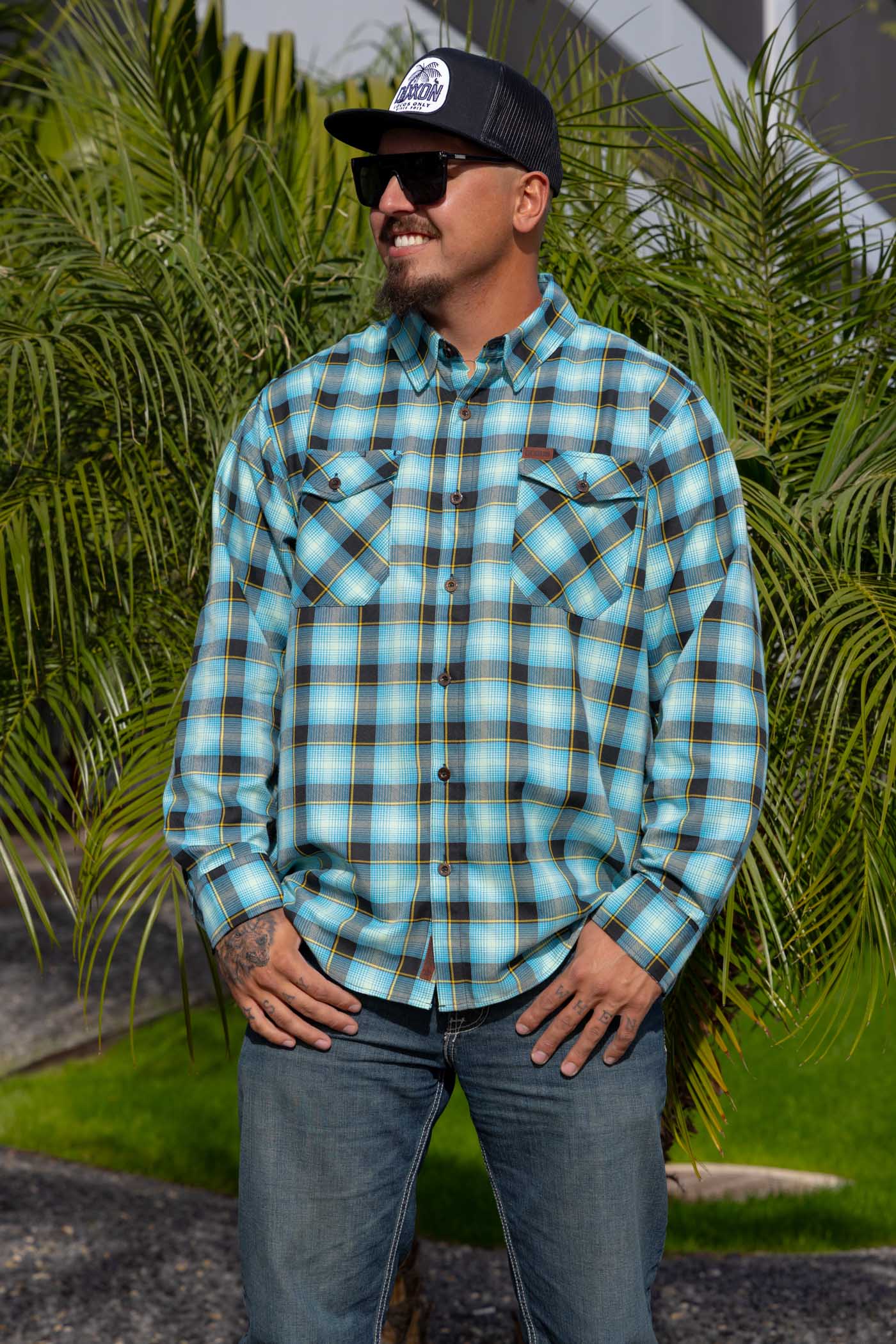 Ohana Flannel Detail