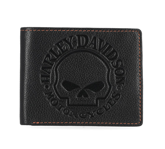 Harley-Davidson®  Classic Leather Skull Passcase