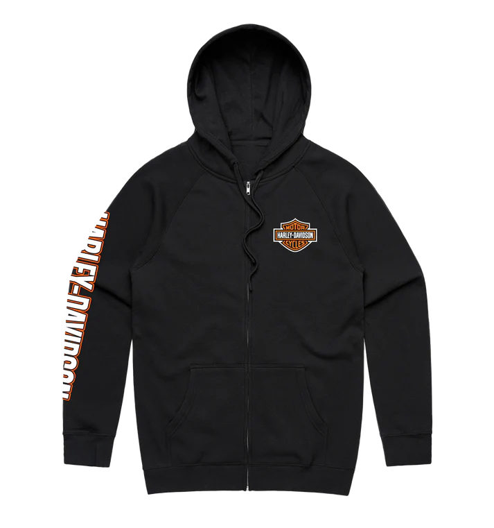 Harley-Davidson® Bar & Shield Zip Front Hoodie