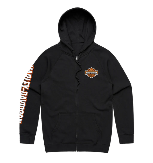 Harley-Davidson® Bar & Shield Zip Front Hoodie