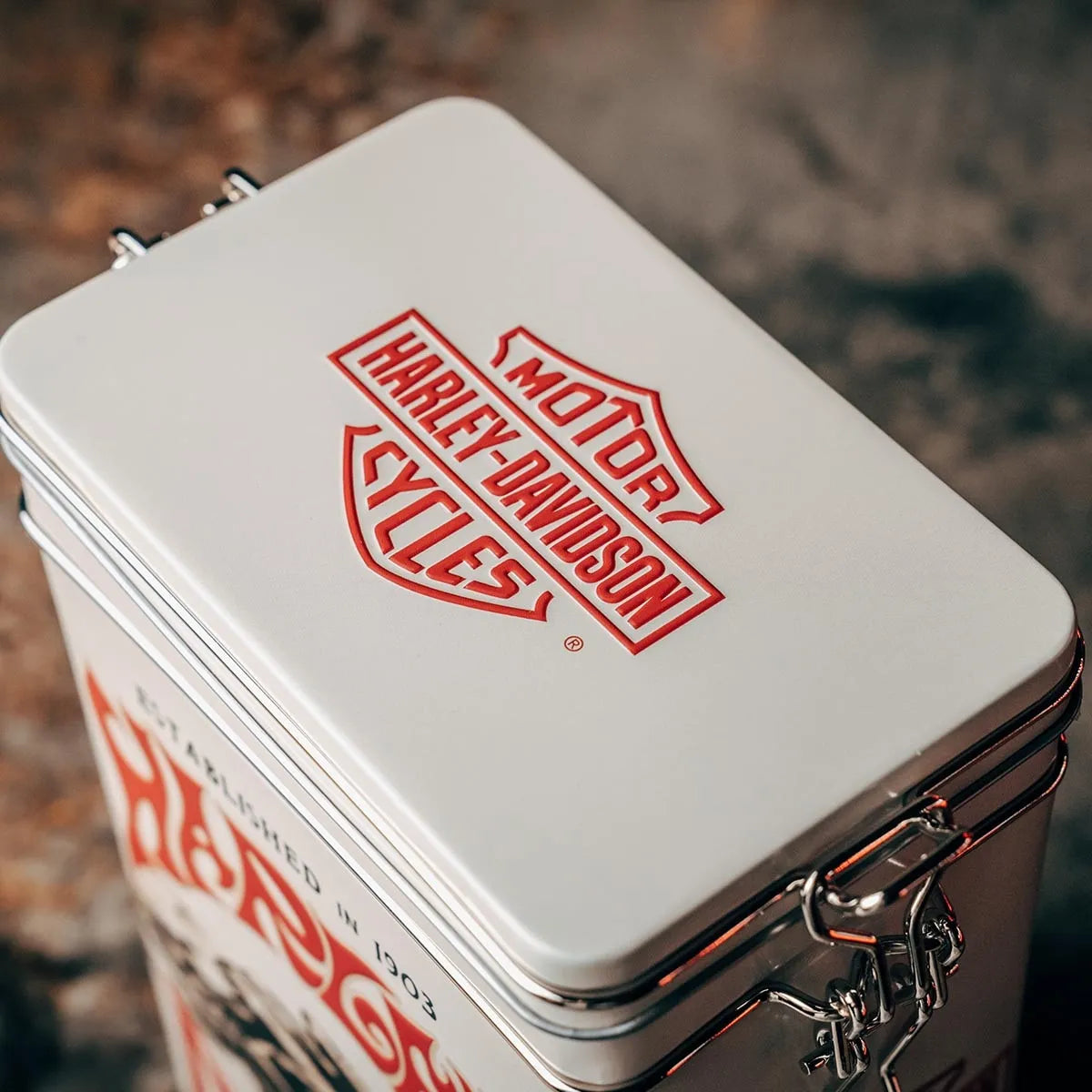 Harley-Davidson® 1970'S Racer Storage Tin