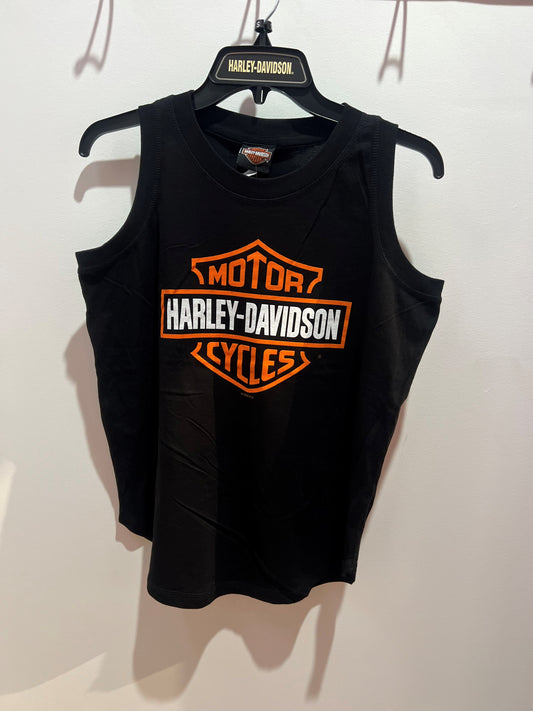 Harley-Davidson® Women's Relaxed Tank Black Tee