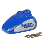 Harley-Davidson® 1978 Gas Tank Ceramic Bank w/ Removable Stopper - Blue & White