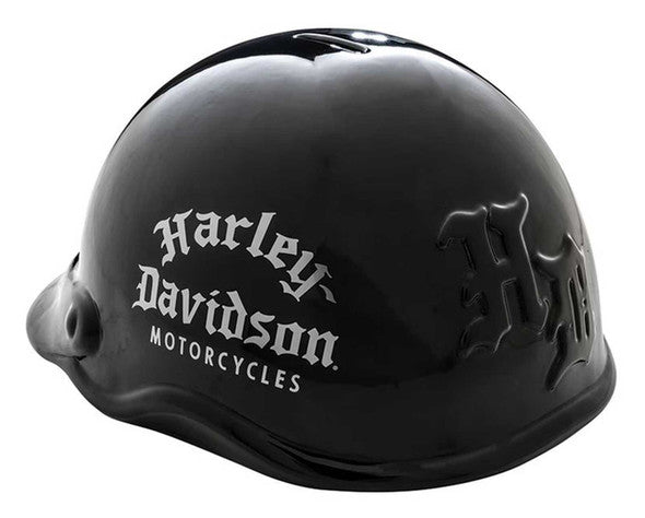Harley-Davidson® Helmet Bank w/ Removable Stopper Gloss Black
