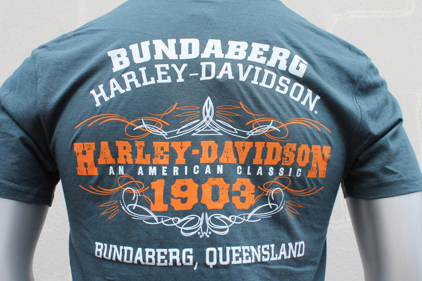 Harley-Davidson® Men's Raided Short Sleeve Tee - Blue