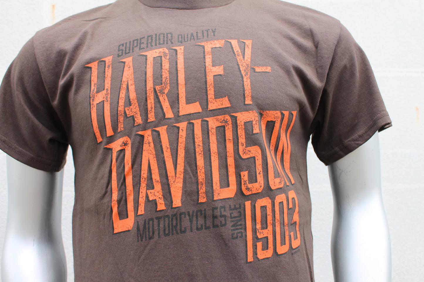 Harley-Davidson® Men's Razor Short Sleeve Tee - Dark Chocolate