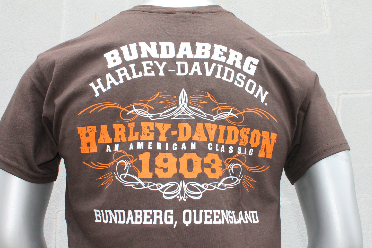Harley-Davidson® Men's Razor Short Sleeve Tee - Dark Chocolate