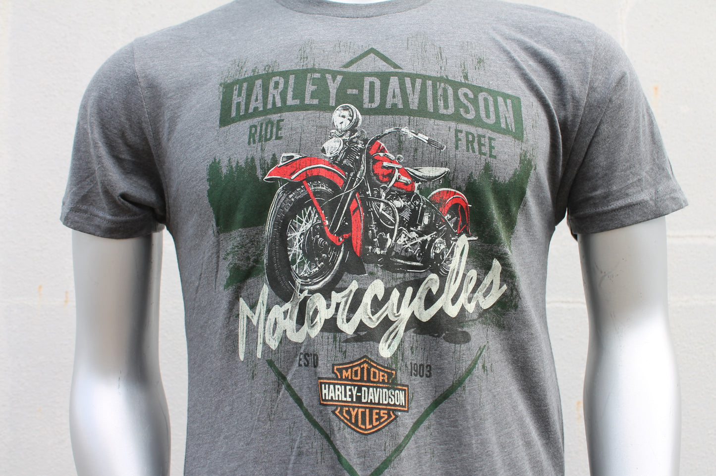 Harley-Davidson®  Men's With Style Short Sleeve Tee - Vintage Heavy-Metal Grey