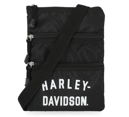 Harley-Davidson® Deluxe Nylon Crossbody Bag With Adjustable Shoulder Strap
