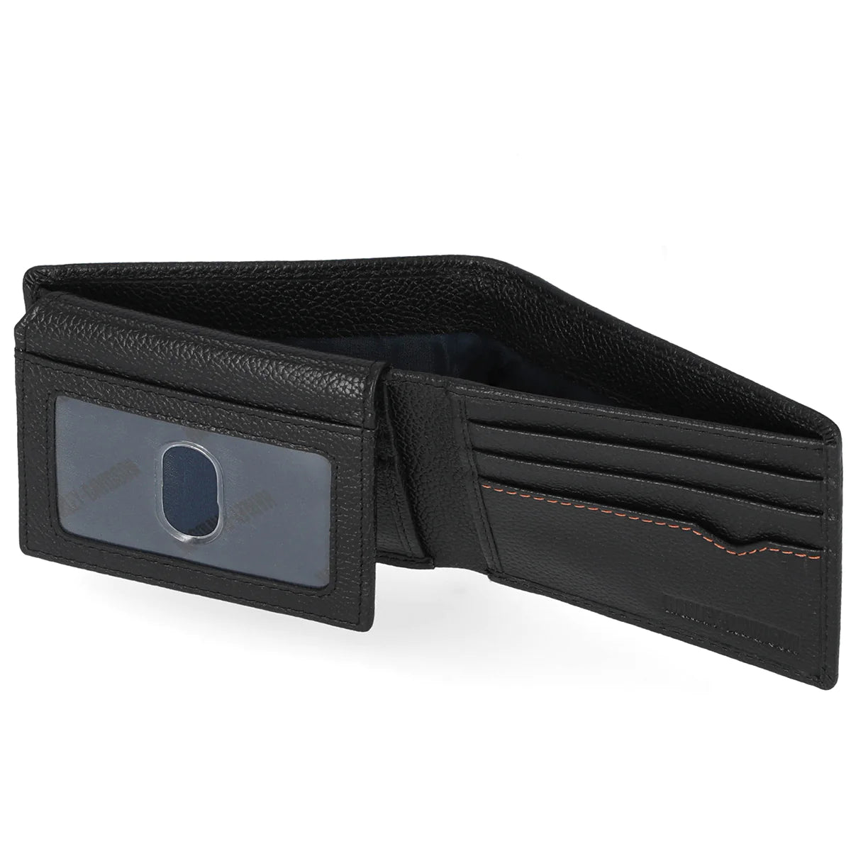 Harley-Davidson® Men's Classic Bar & Shield Logo Passcase Leather Billfold Wallet
