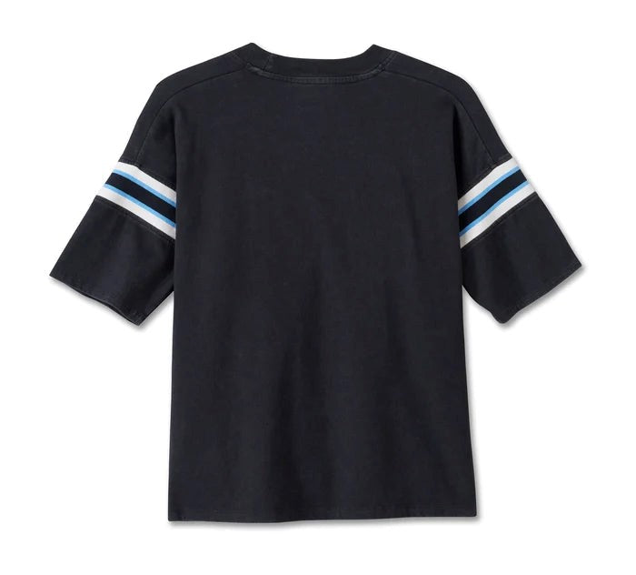 Harley-Davidson Women's Old English Rose Boxy Tee -