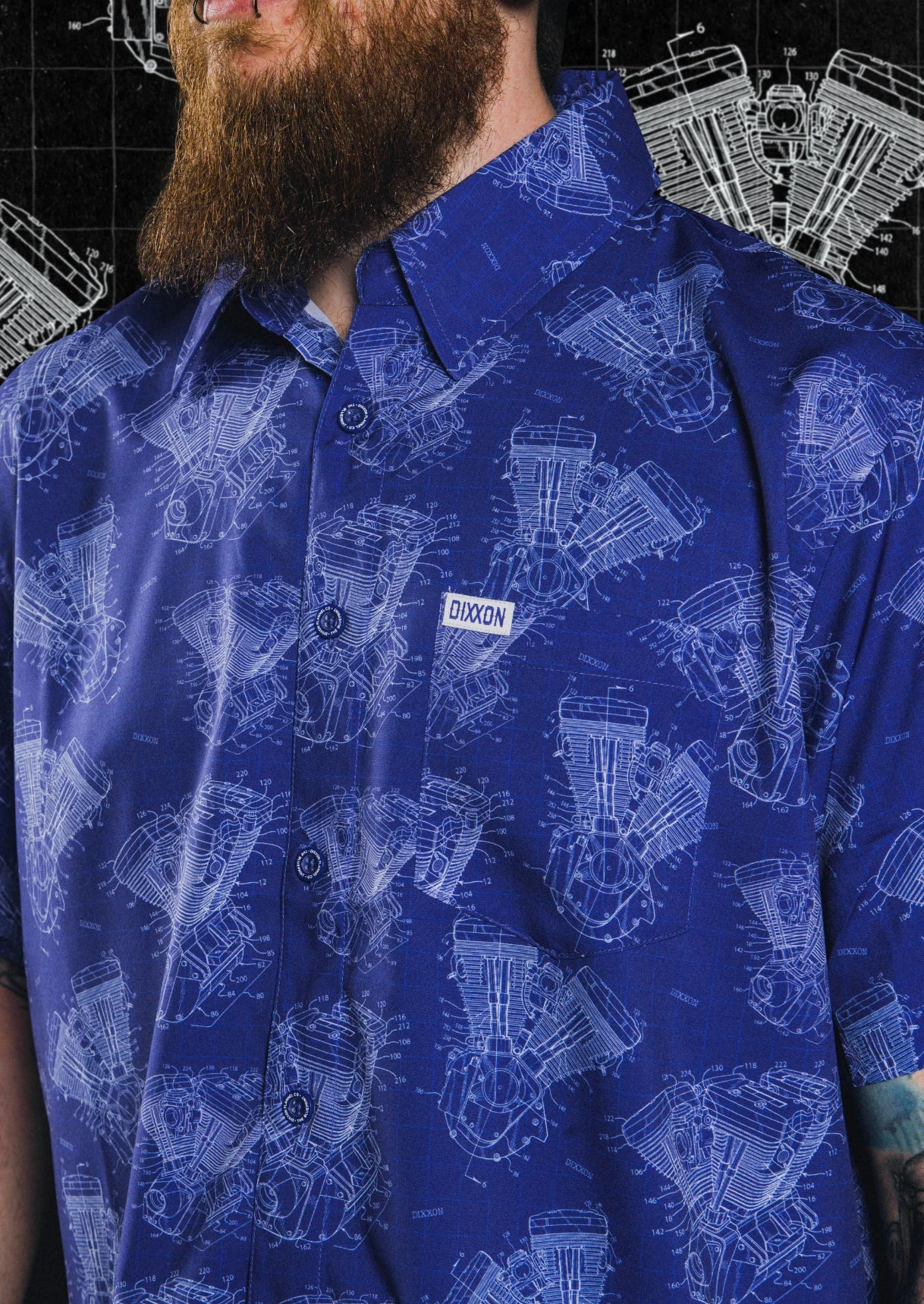 Dixxon Blueprint Party Shirt