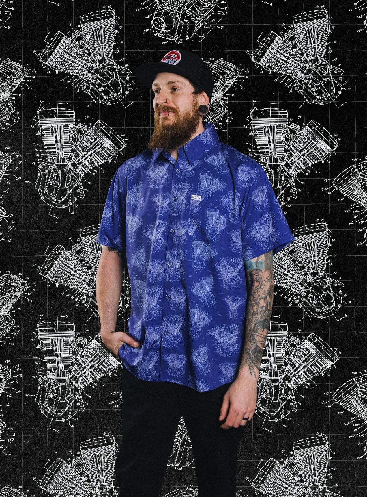 Dixxon Blueprint Party Shirt