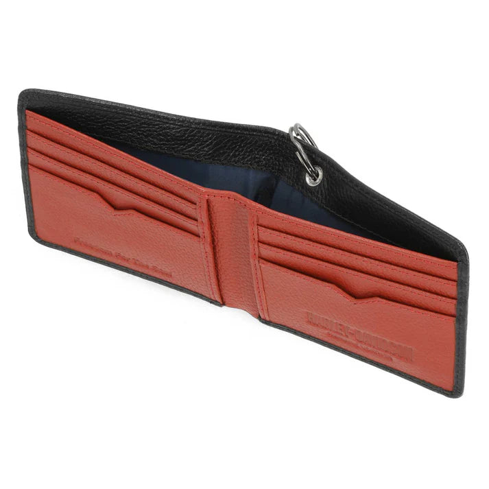 Harley-Davidson®  B&S Core Pebble Bifold Wallet with Chain