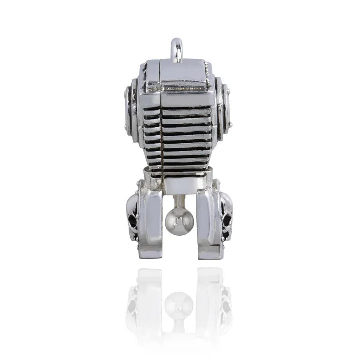 Twin Engine skull Ride Bell