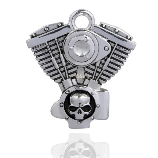 Twin Engine skull Ride Bell