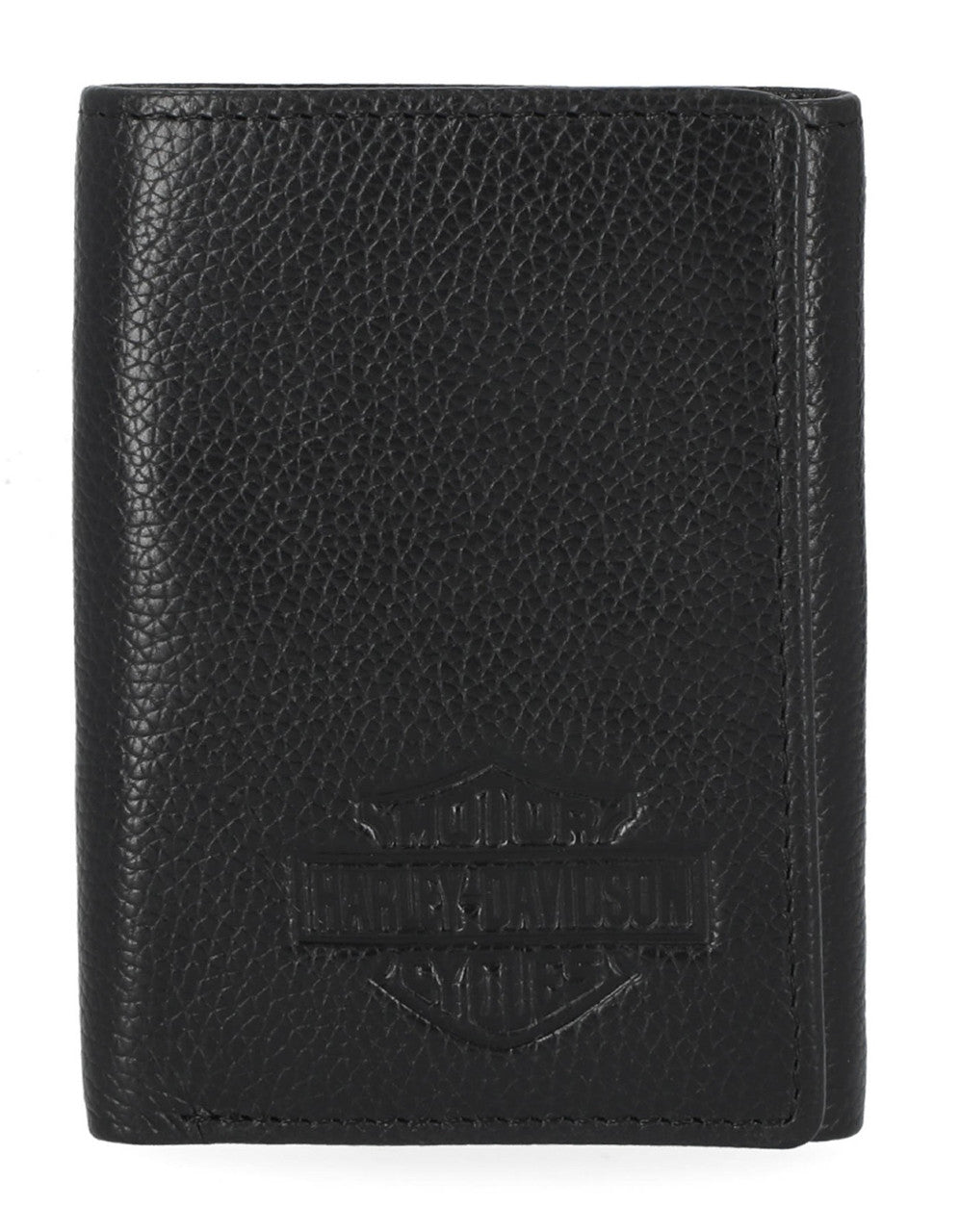 Harley-Davidson® Classic Bar & Shield Trifold Leather Wallet