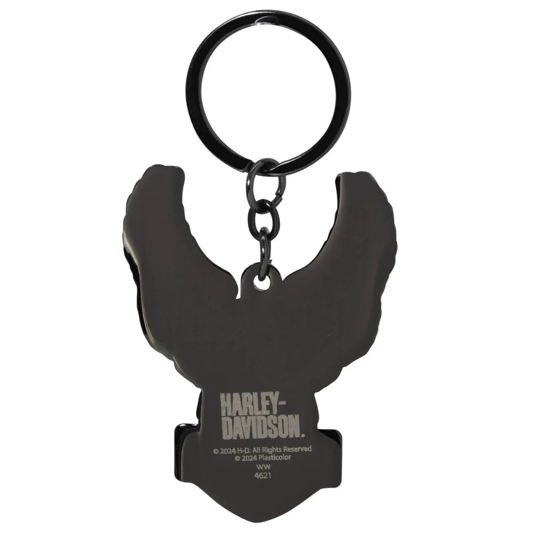 Harley-Davidson® Domed Eagle Key Chain W/Bar & Shield
