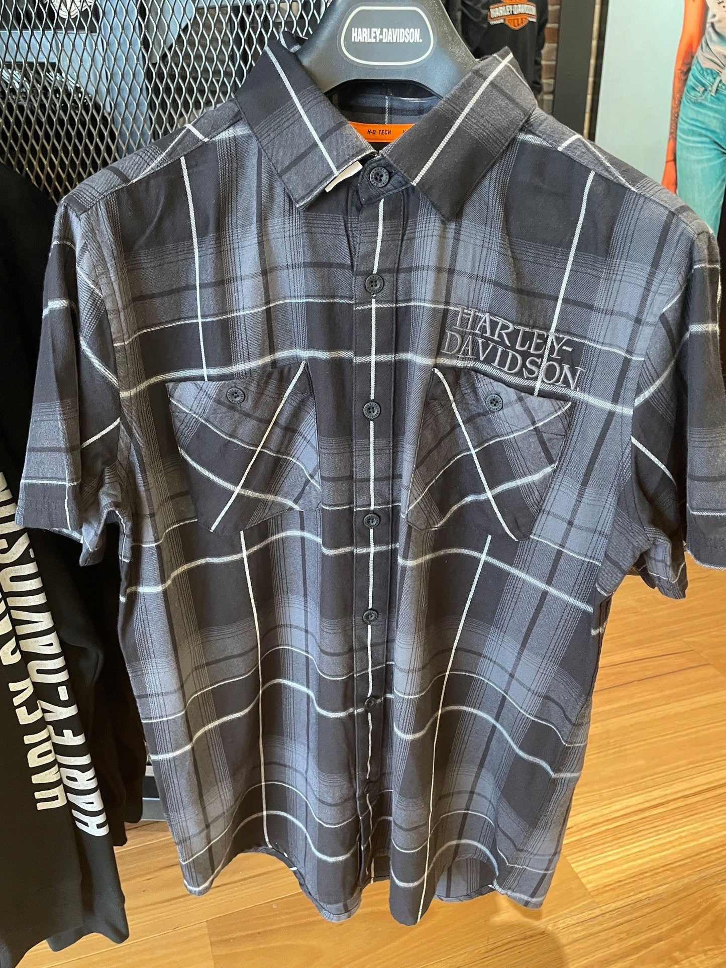 Harley-Davidson® Willie G Plaid Button Up Tee