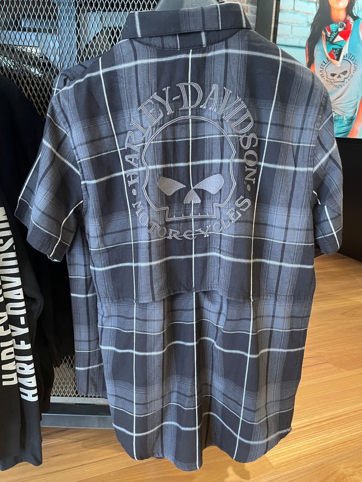Harley-Davidson® Willie G Plaid Button Up Tee