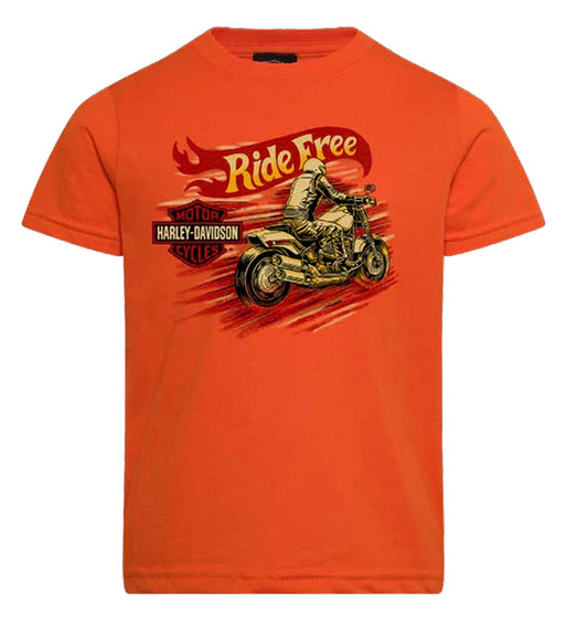 Harley-Davidson® Blaze Orange Kids Tee