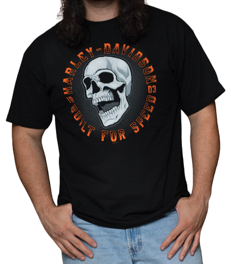 Harley-Davidson® Men's Cranium Short Sleeve Tee - Black