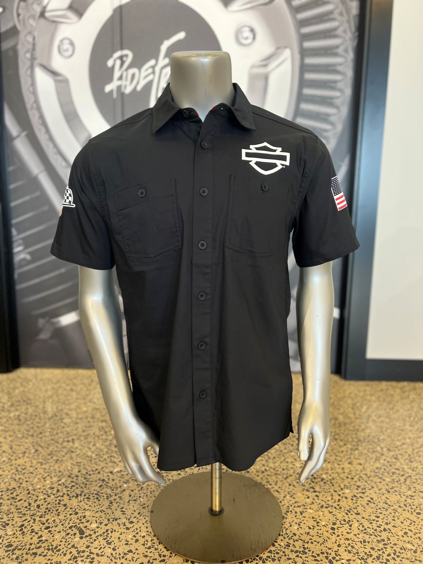 Harley-Davidson® Men's Factory Racing Team Button Up Tee