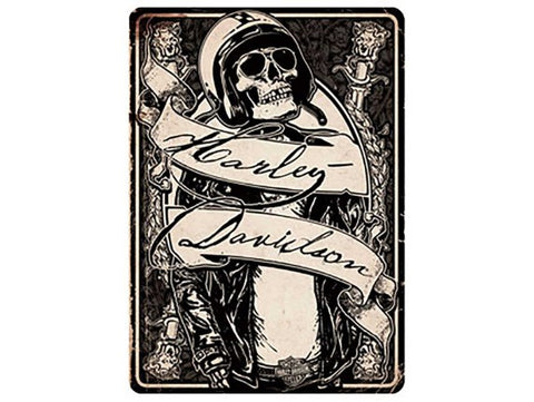 H-D Skeleton Rider Card