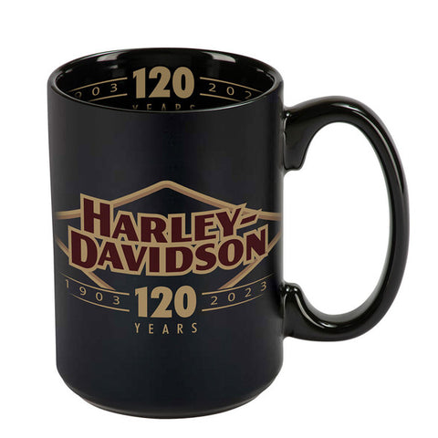 Harley-Davidson® 120th Anniversary Logo Ceramic Coffee Mug 15 Oz. Limited Edition