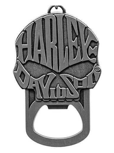 Harley-Davidson® Skull Bottle Key Chain