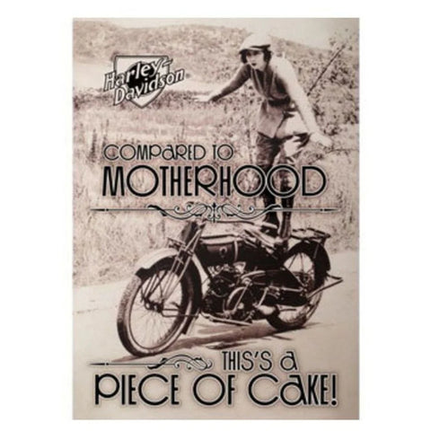 Harley-Davidson Piece of Cake Mother's Day Card