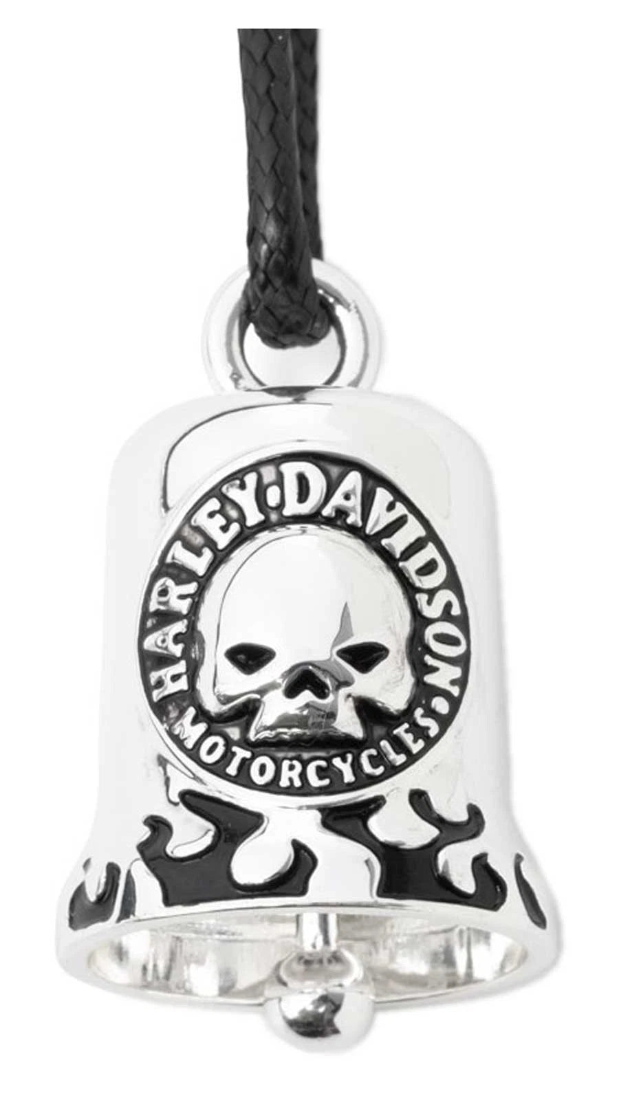 Harley-Davidson® Classic Willie G Skull with Black Flames Ride Bell