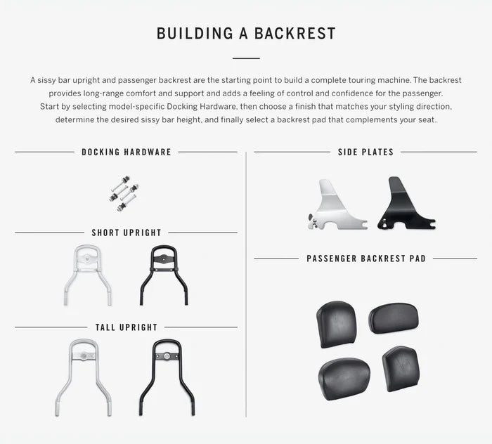 Harley-Davidson® Detachables Sideplates