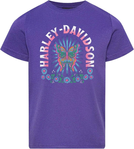 Harley-Davidson® Chrysalis Purple Kids Tee