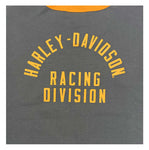 Harley-Davidson® Little Boys' Ringer Short Sleeve Toddler Tee - Dark Gray