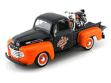 1948 FORD F-1 PICK UP + 1958 FLH DUO GLIDE 1:24