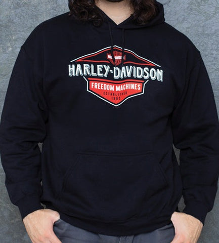 Men's Harley-Davidson Breath Black Hoodie