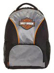 Harley-Davidson® Bar & Shield Logo Patch Backpack - Silver/Black