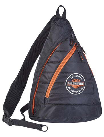 Harley-Davidson® Genuine B&S Quilted Travel Sling Backpack