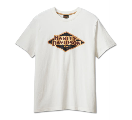 Harley-Davidson® 120th Anniversary Men's Tee - White