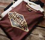 120th Anniversary Harley-Davidson® Men's Tee - Rum Raisin