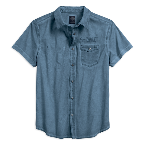 Harley-Davidson® Fade to Black Pocket Shirt - Navy