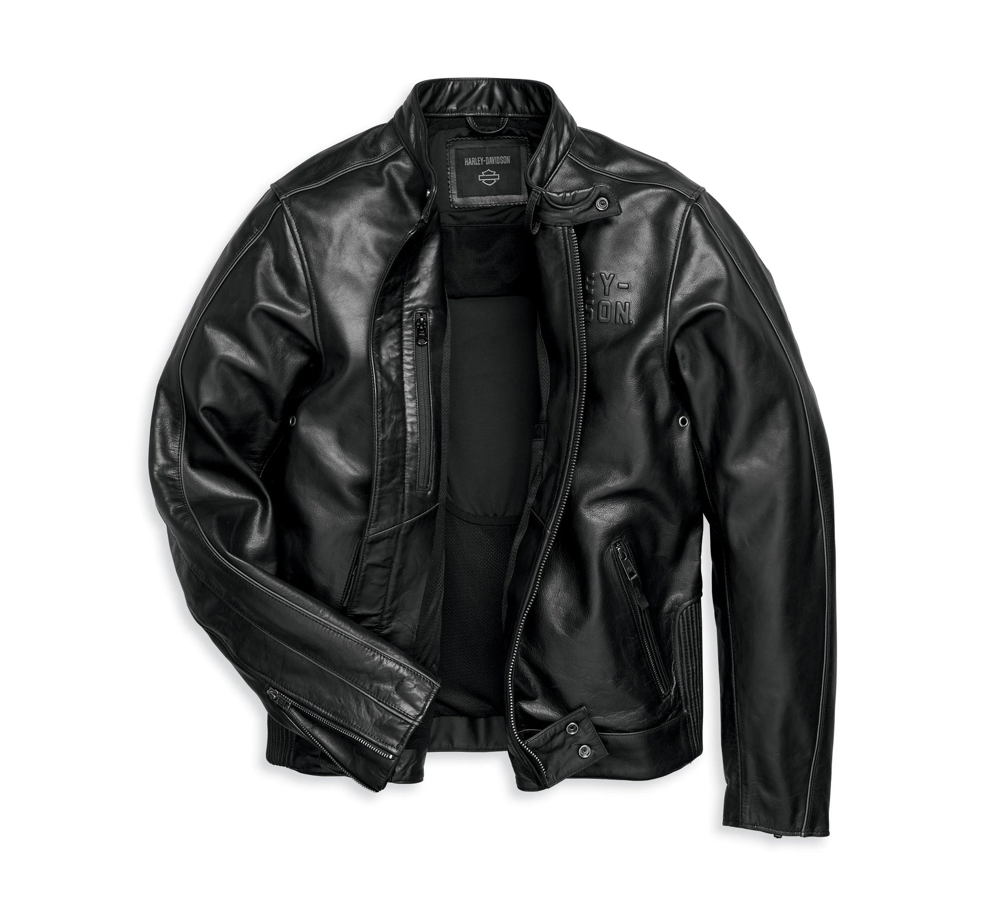 Harley-Davidson® Men's Enodia Leather Riding Jacket – Bundaberg Harley ...