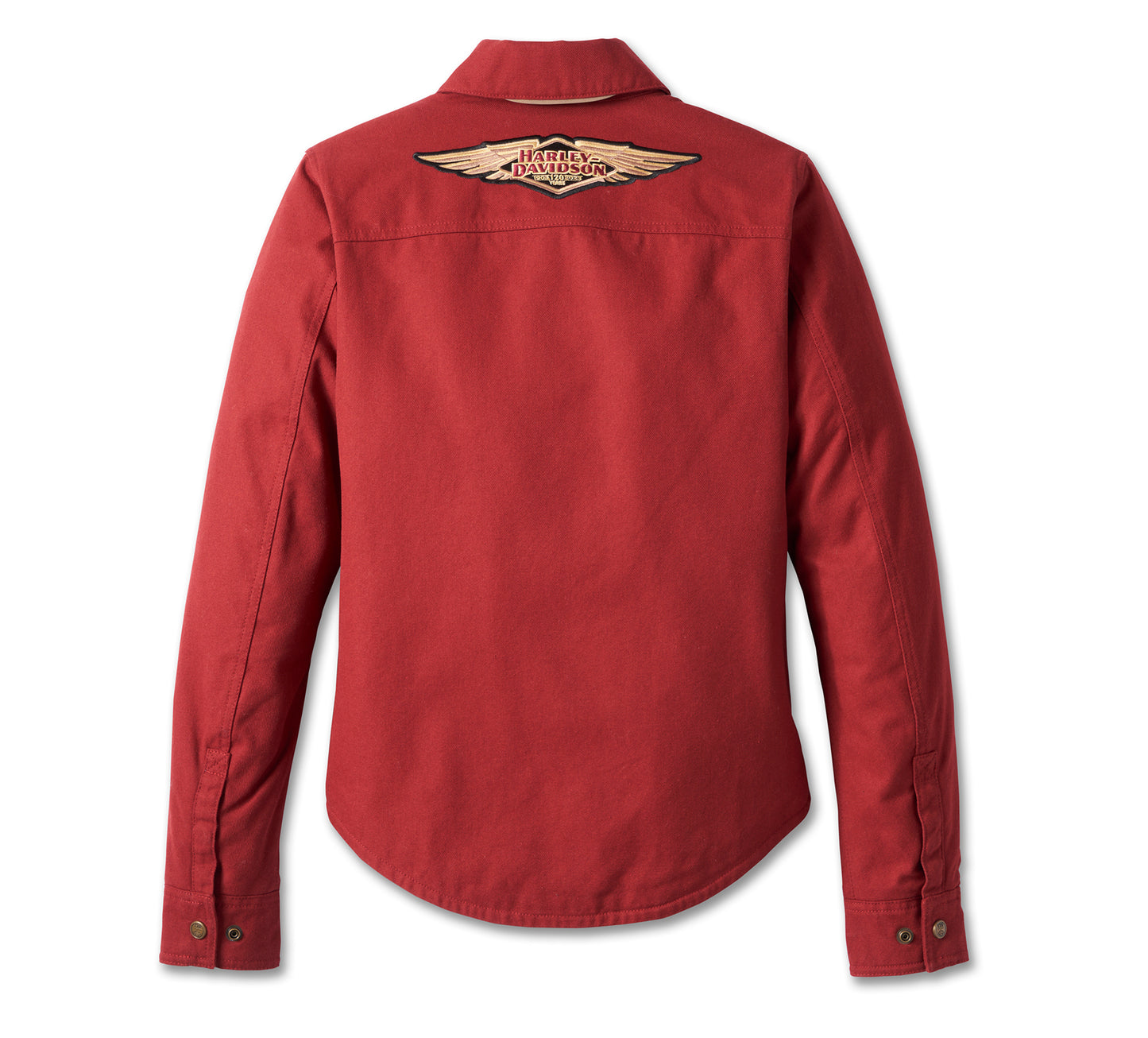 Harley-Davidson® Women's 120th Anniversary Operative Riding Shirt Jacket - Merlot