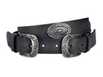 Harley-Davidson® Double Buckle Leather Belt