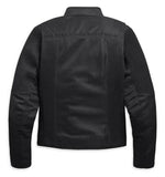 Harley-Davidson® Men's Ozello Slim Fit Mesh Riding Jacket, Black
