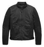 Harley-Davidson® Men's Ozello Slim Fit Mesh Riding Jacket, Black
