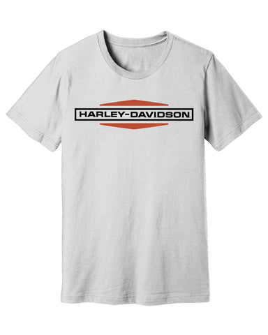 Harley-Davidson® Men's Stacked Logo Tee White